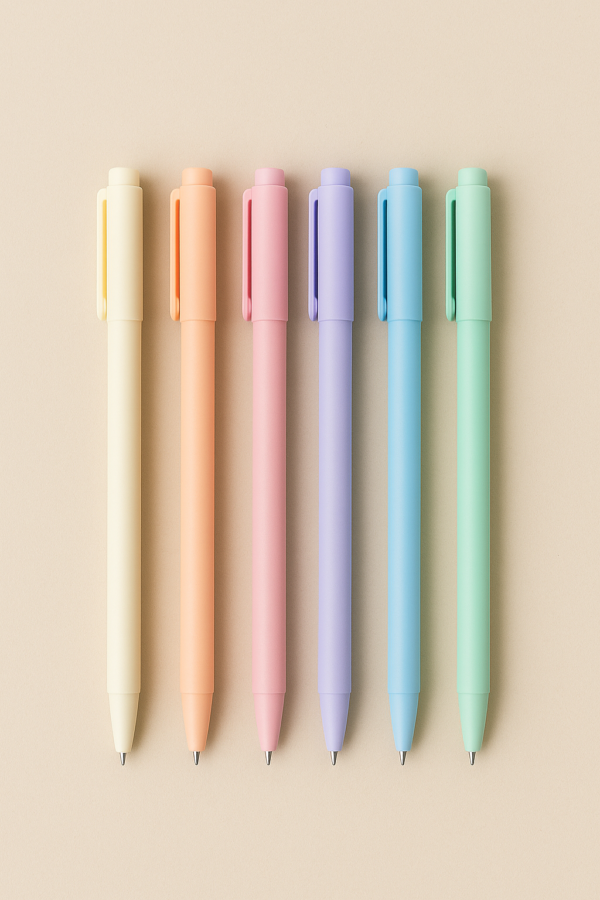 Pack de bolígrafos de gel pastel